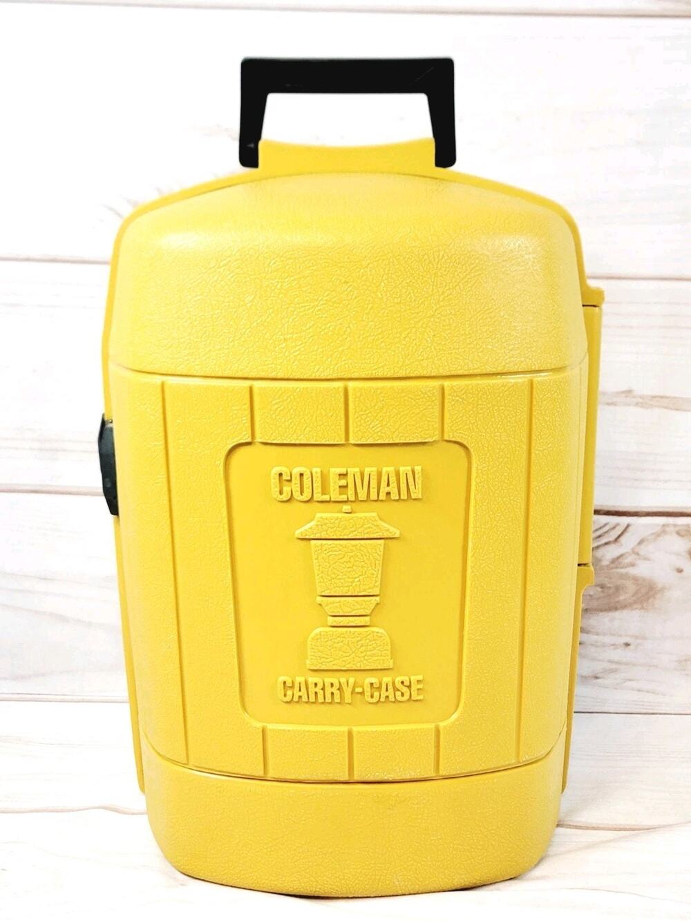 Vintage 1983 Coleman 220 228 275 Lantern Yellow Clam Shell Carry Case